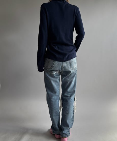 【USED】 Lauren Ralph Lauren Skipper V-Neck Knit  / 261017-021