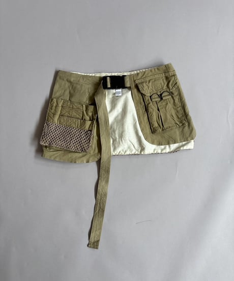 【RE;CIRCLE】  RE Fishing Vest Belt Bag / 260810-012