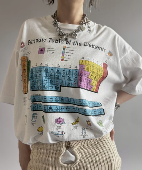 【USED】 Made in USA 93's The Periodic Table T-Shirt / 260725-020