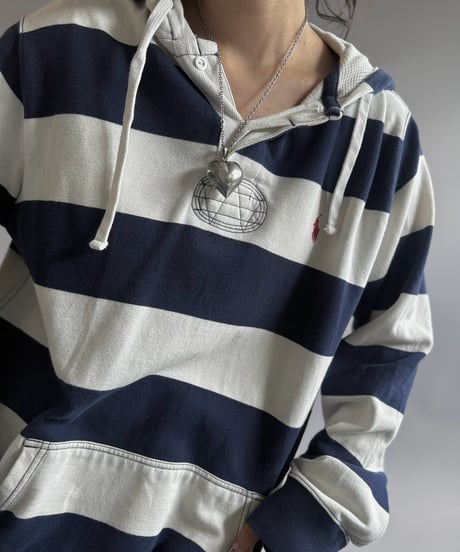 【USED】 Polo by Ralph Lauren Hooded Rugger Shirt / 260905-001