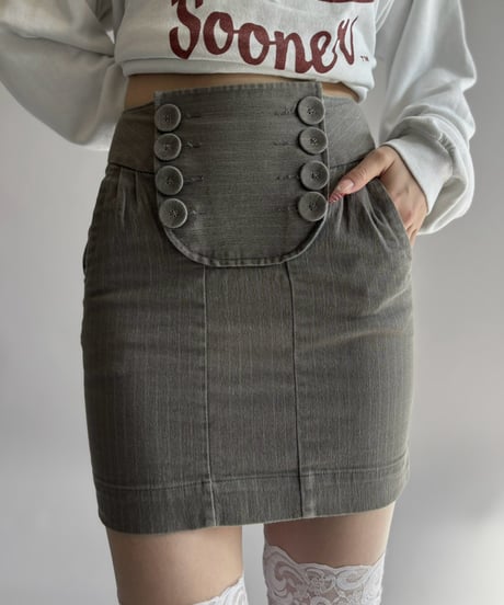 【USED】 Design Mini Skirt /261024-002