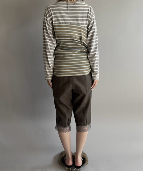 【Chinatsu Aoyama】 Suit Capri Pants  /  2601022-032