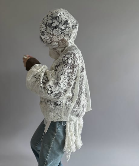【RE;CIRCLE】RE Lace Hooded Jacket / 260914-001