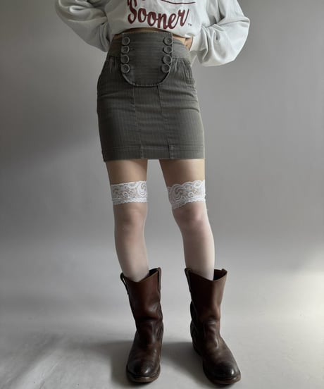 【USED】 Design Mini Skirt /261024-002