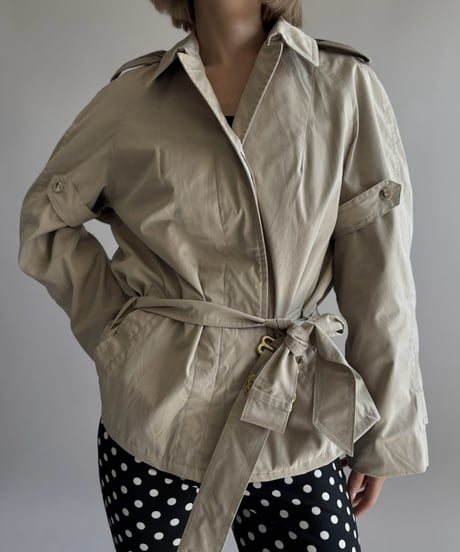 【RE;CIRCLE】 RE Trench Short Coat  / 261019-023