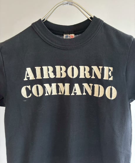 【USED】 Made in USA 70~80's AIRBORNE T-Shirt/ 260711-009