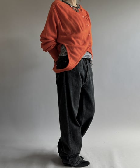 【RE;CIRCLE】 RE Deformed Acrylic Cardigan / 261005-006