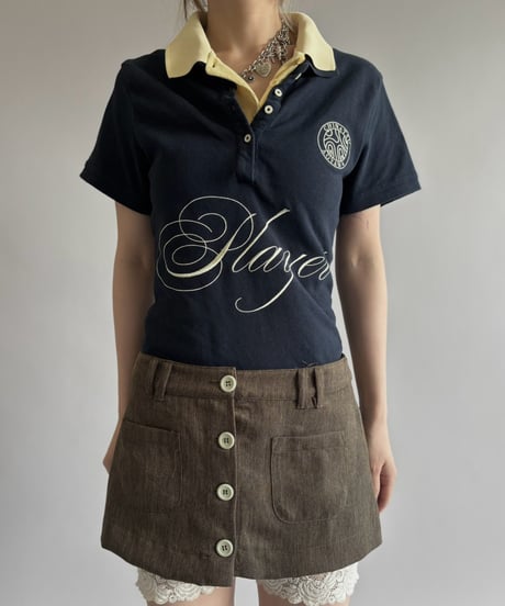 【Chinatsu Aoyama】 RE Player Polo Shirt / 260827-039