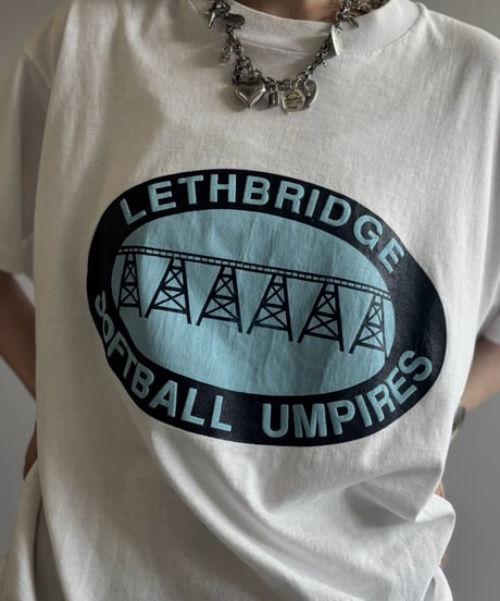 【USED】 Made in USA LETHBRIDGE SOFTBALL T-Shirt / 260808-022
