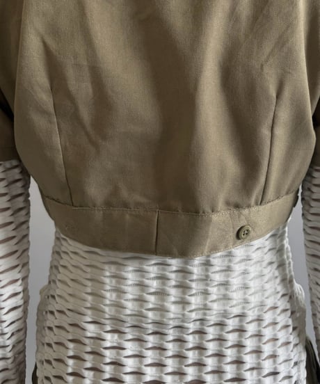 【Chinatsu Aoyama】 RE Makers Shirt Khaki / 260813-022