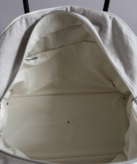 【RE;CIRCLE】 RE French Bedcover Boston Bag Wappen Ivory /261026-028