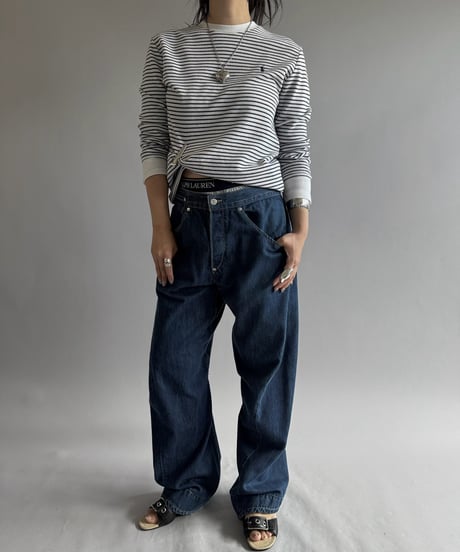 【USED】 Polo Ralph Lauren Border Thermal Top / 260905-014