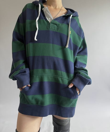 【USED】 Polo by Ralph Lauren Hooded Rugger Shirt / 260905-002