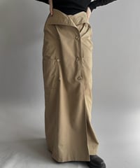 【RE;CIRCLE】 RE Trench Long Skirt  /261015-023