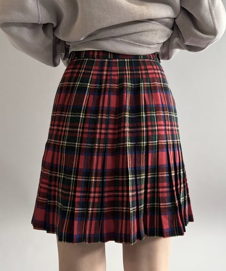 【USED】 Kilt Check Skirt / 261031-032