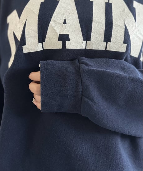 【USED】 Made in USA 90's Jerzees MAINE Sweat  / 261031-029