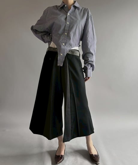 【RE;CIRCLE】RE Leotard Stripe Shirt / 260713-003