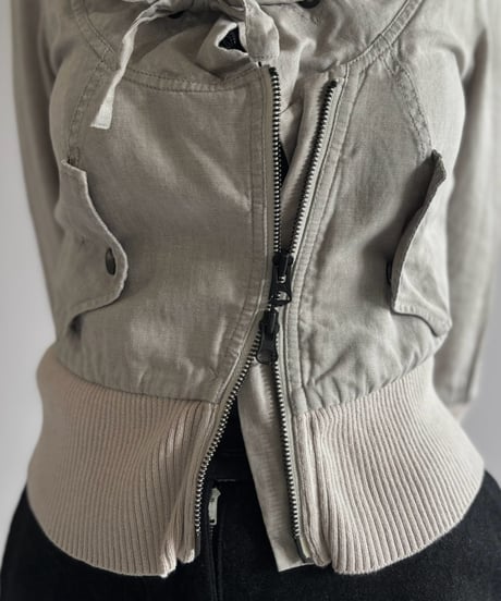 【USED】 ARMANI EXCHANGE Cotton  Linen  Blouson   / 261010-011