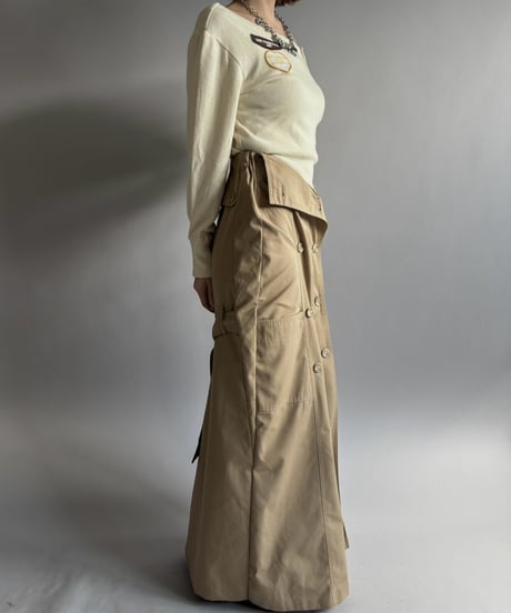 【RE;CIRCLE】 RE Under Wear Boat Neck Shirt  / 261015-021