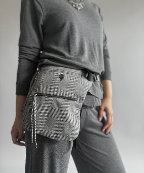 【RE;CIRCLE】 RE Suit Waist Belt Bag / 260917-009