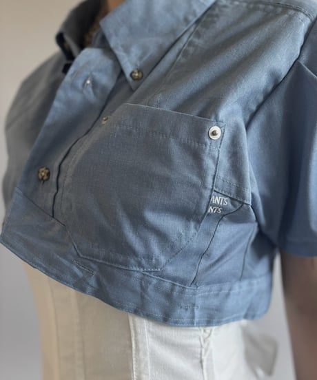 【Chinatsu Aoyama】 RE Makers Shirt Blue / 260813-034