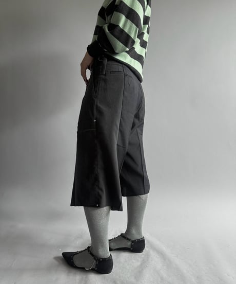 【Chinatsu Aoyama】 Re Suit Double Knee Shorts / 260921-003