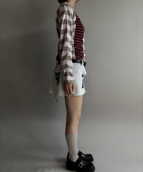 【Chinatsu Aoyama】 Sweat Skirt  /  2601022-007