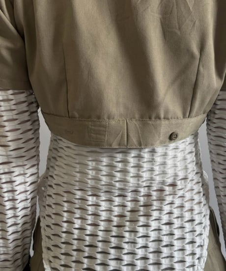 【Chinatsu Aoyama】 RE Makers Shirt Khaki / 260813-021