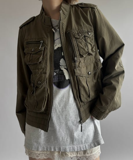 【USED】 TOMMY HILFIGER Military Blouson  / 261010-004