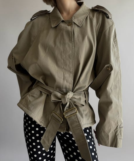 【RE;CIRCLE】 RE Trench Short Coat  / 261019-024