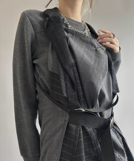 【USED】 Frocku-London Design Patchwork L/S Dress / 260919-003