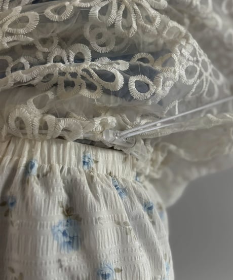 【RE;CIRCLE】RE Crochet  Hooded Blouson / 260709-013