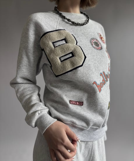 【RE;CIRCLE】 RE Mash up Products Handwritten Sweat Top  /261026-018