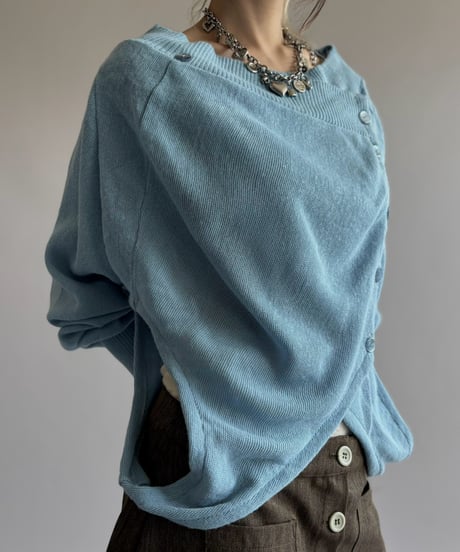 【RE;CIRCLE】 RE Deformed Acrylic Cardigan / 261005-009