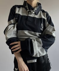 【RE;CIRCLE】 RE Leotard Rugger Shirt/ 260928-013