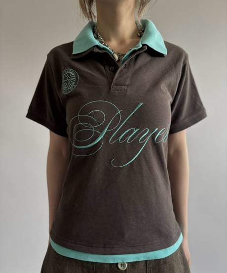 【Chinatsu Aoyama】 RE Player Polo Shirt / 260827-043
