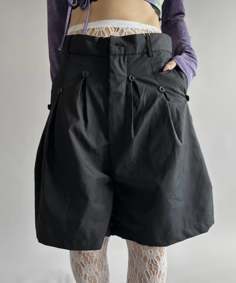 【USED】 Design Tucked Short Pants / 260926-022