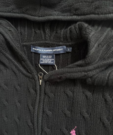 【USED】 Ralph Lauren Sport Knit Zip Parka / 261017-011