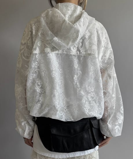 【RE;CIRCLE】RE Lace Hooded Jacket / 260824-002