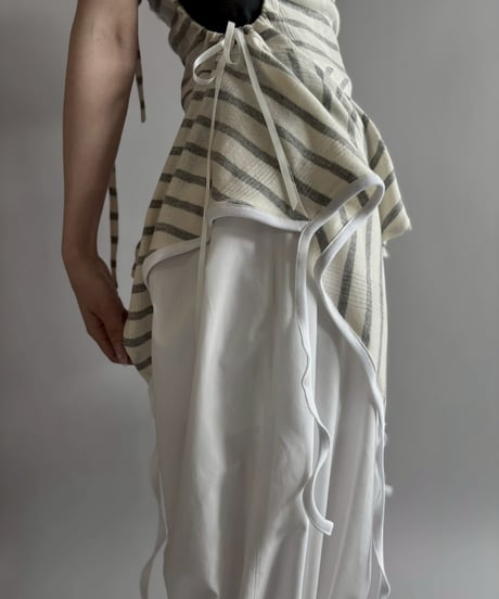 【Chinatsu Aoyama】 RE Border One-Piece / 260716-024