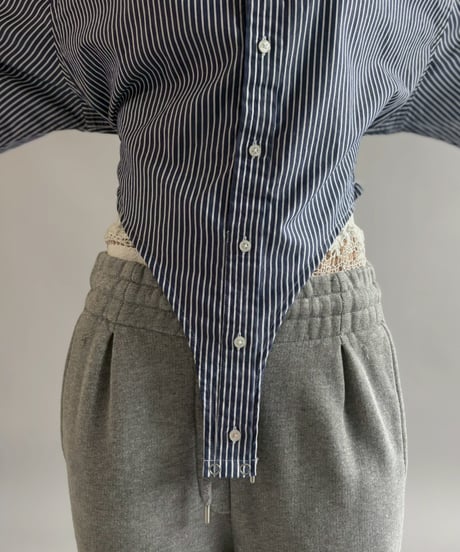 【RE;CIRCLE】RE Leotard Stripe Shirt / 260713-006