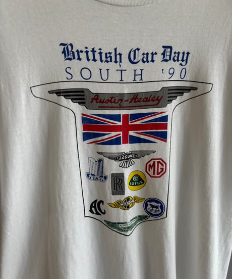 【USED】 Made in USA 90's British Car Day T-Shirt / 260801-002