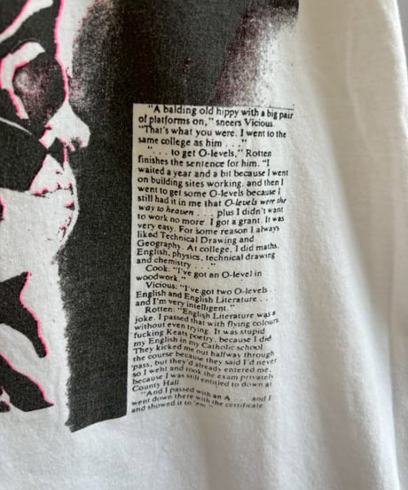【USED】 SID VICIOUS T-Shirt/ 260718-009