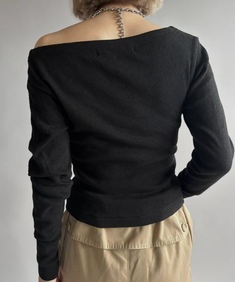 【RE;CIRCLE】 RE Under Wear Boat Neck Shirt  / 261015-020