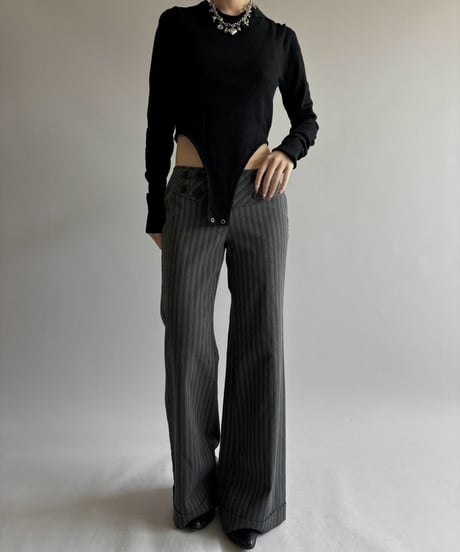【RE;CIRCLE】 RE Rib Knit Leotard Top /261001-020