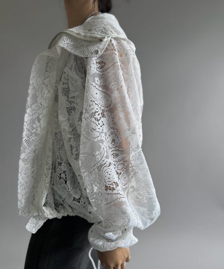 【RE;CIRCLE】RE Lace Hooded Jacket / 260914-010