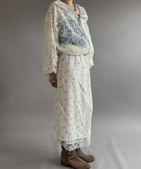【RE;CIRCLE】RE Crochet  Hooded Blouson / 260709-013