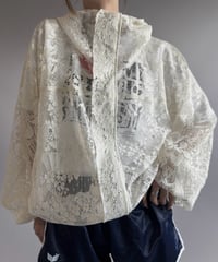 【RE;CIRCLE】RE Lace Hooded Jacket / 260824-007