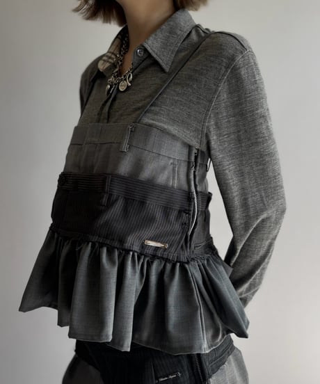 【Chinatsu Aoyama】 Suit Bustier /  2601022-043
