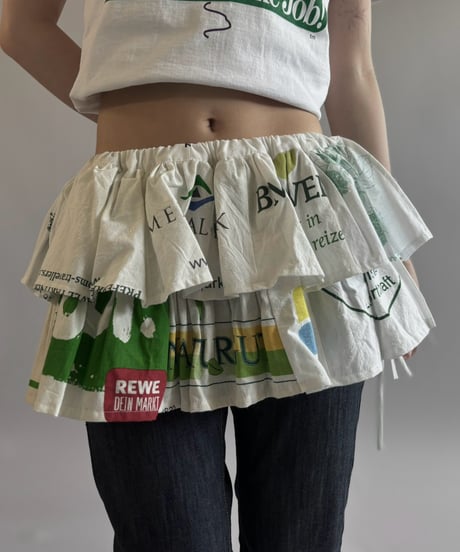 【RE;CIRCLE】  RE Eco Bag Wrap Skirt / 260810-016